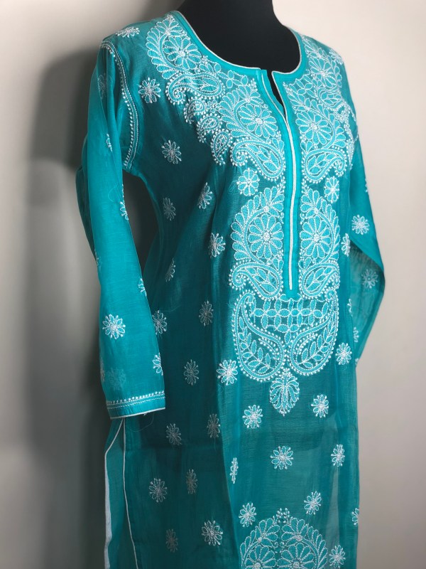 Chanderi Cotton Kurti