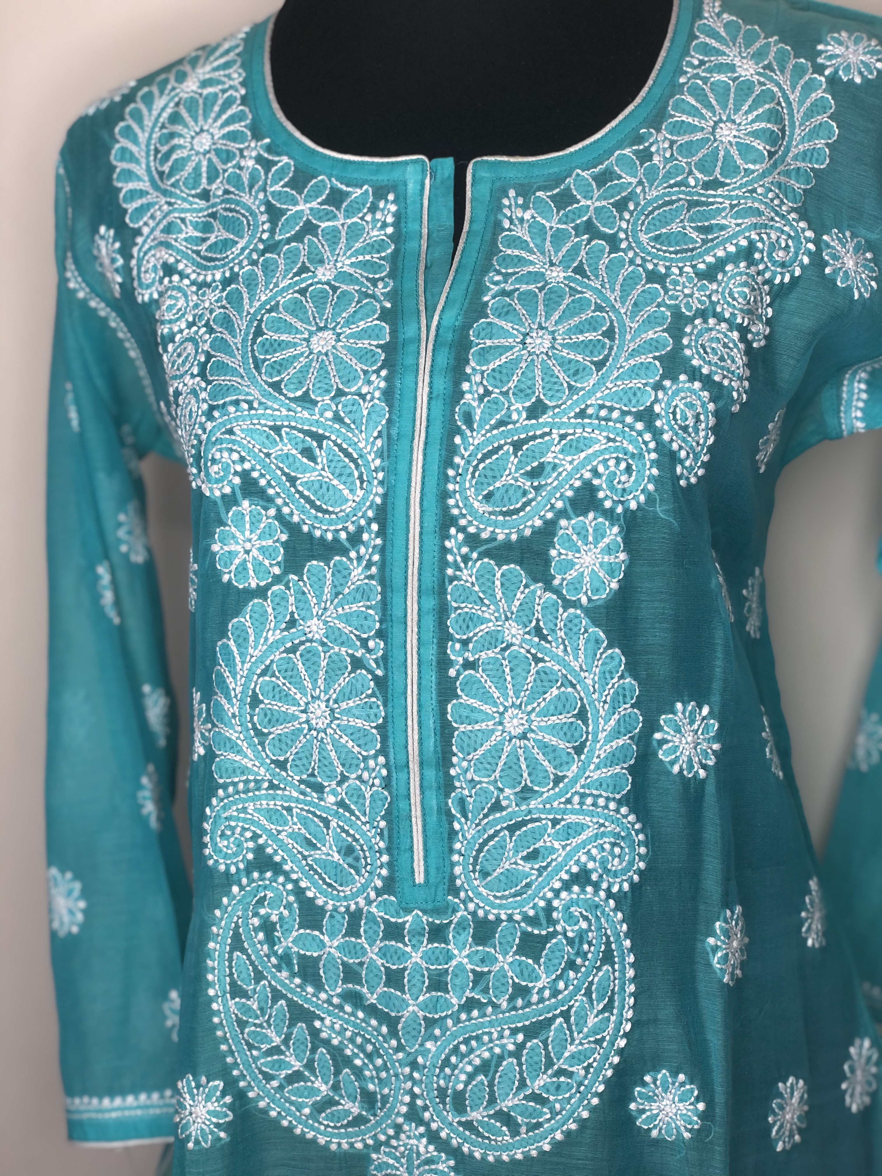 Chanderi Cotton Kurti - Image 2