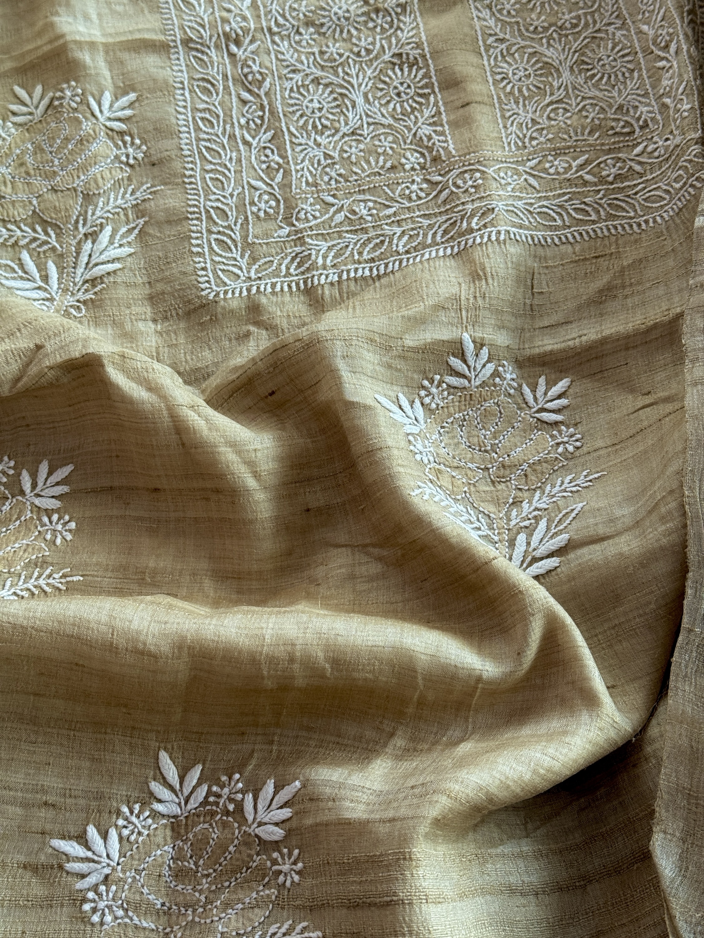 Pure Ghicha Silk Kurta Dupatta Fabric - Image 2
