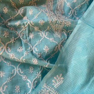kota doria mul kurta dupatta set