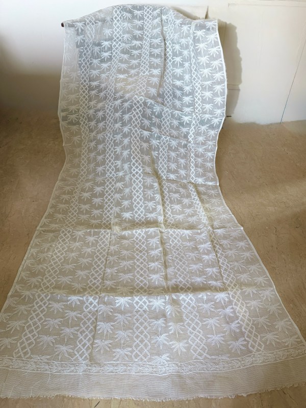 Chetwode pure cotton Kota chikankari Tepchi work Chikankari dupatta
